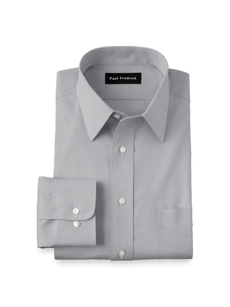 Slim Fit Grey Dress Shirts