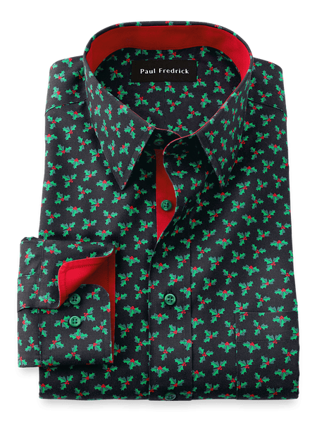 Red and Green Dress Shirts