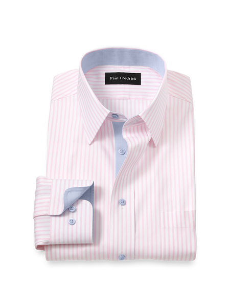 Pink Striped Dress Shirts