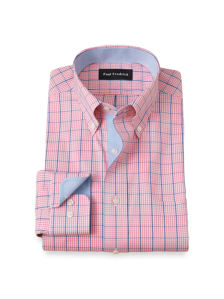 Pink Slim Fit Dress Shirts