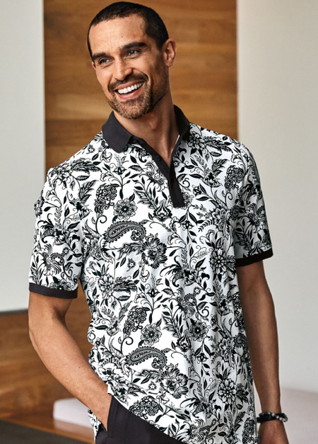 Patterned Polo Shirts