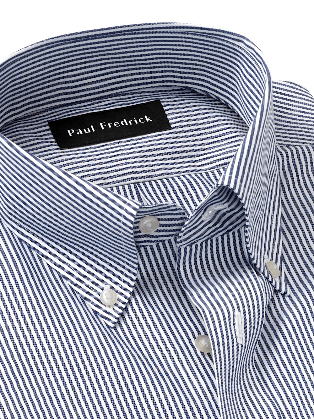 Alternate Image of Non-iron Cotton Pinpoint Solid Button Down Collar Dress Shirt-6