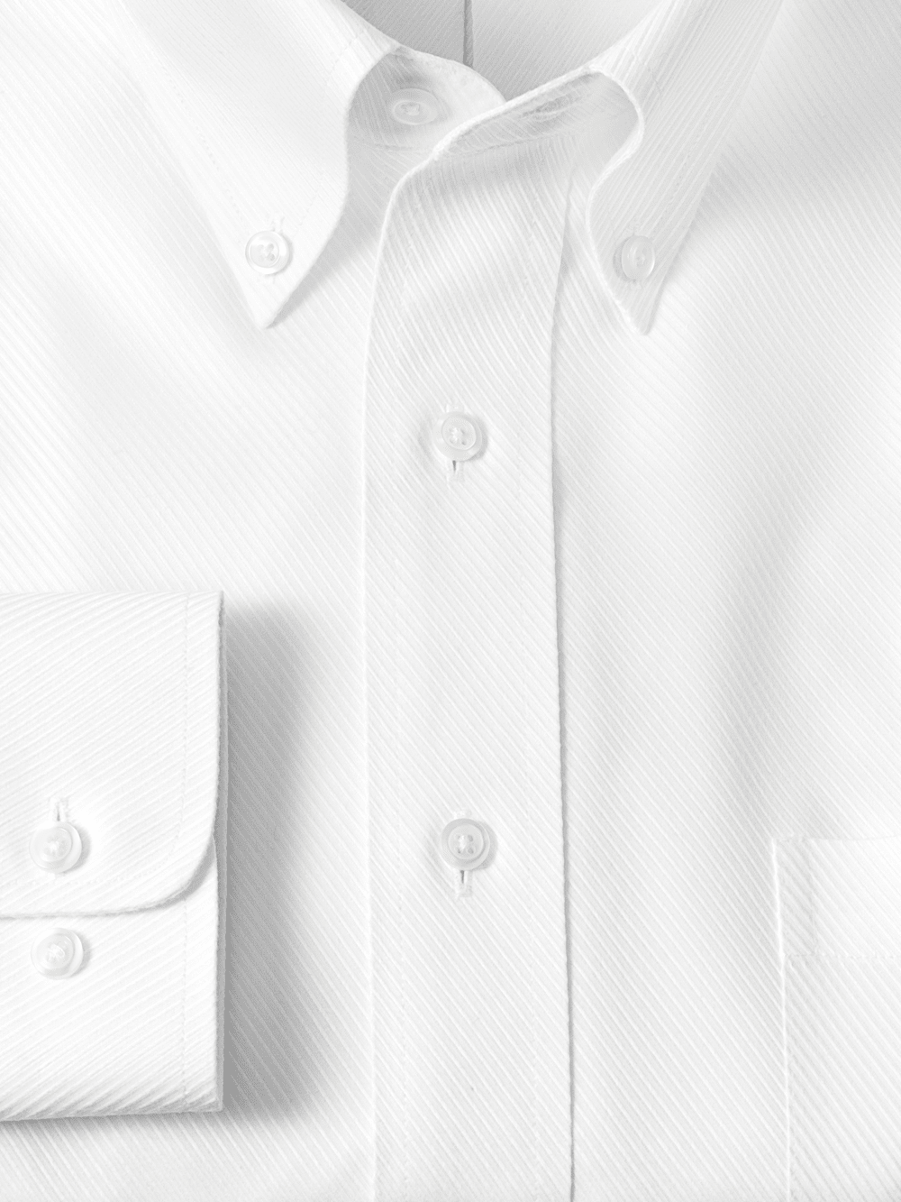 Alternate Image of Non-iron Cotton Twill Button Down Collar Dress Shirt-5