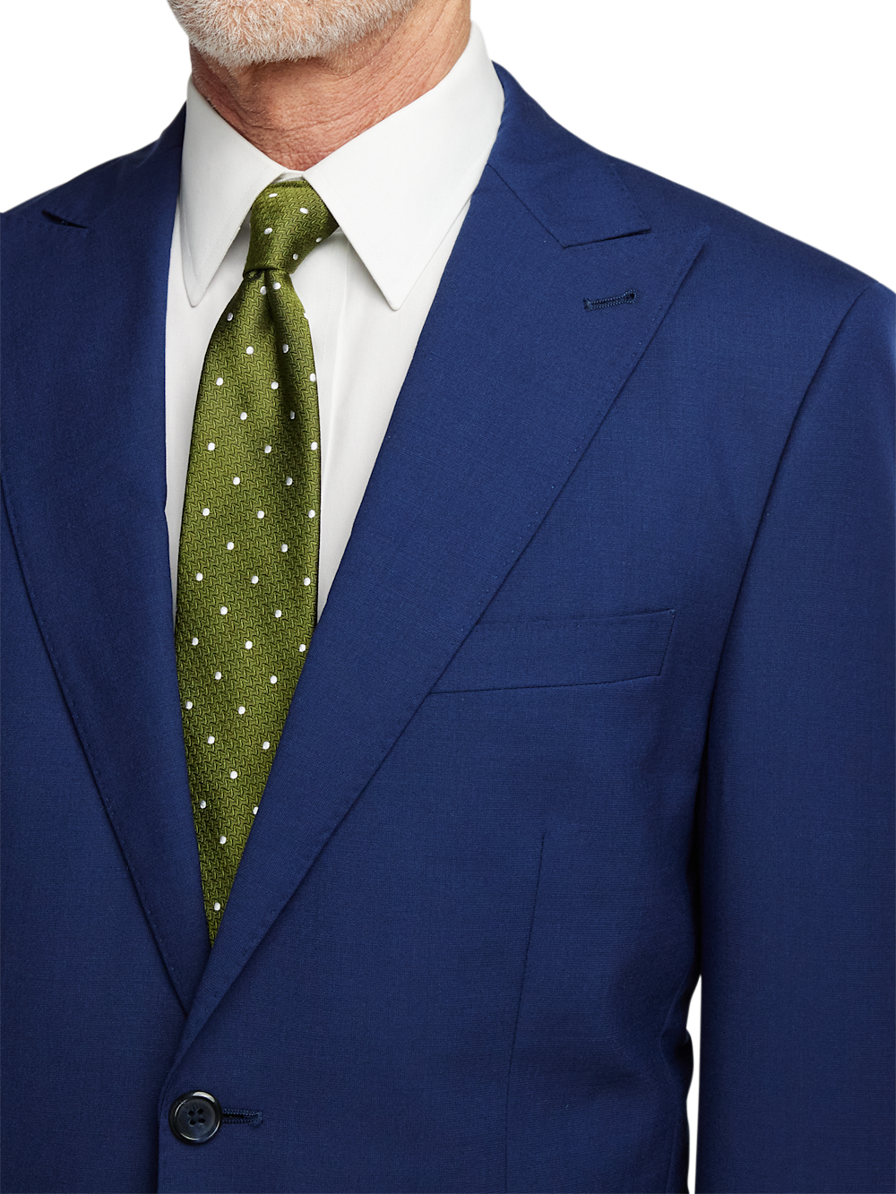 Alternate Image of Wool Stretch Bengaline Single Breasted Peak Lapel Suit-2