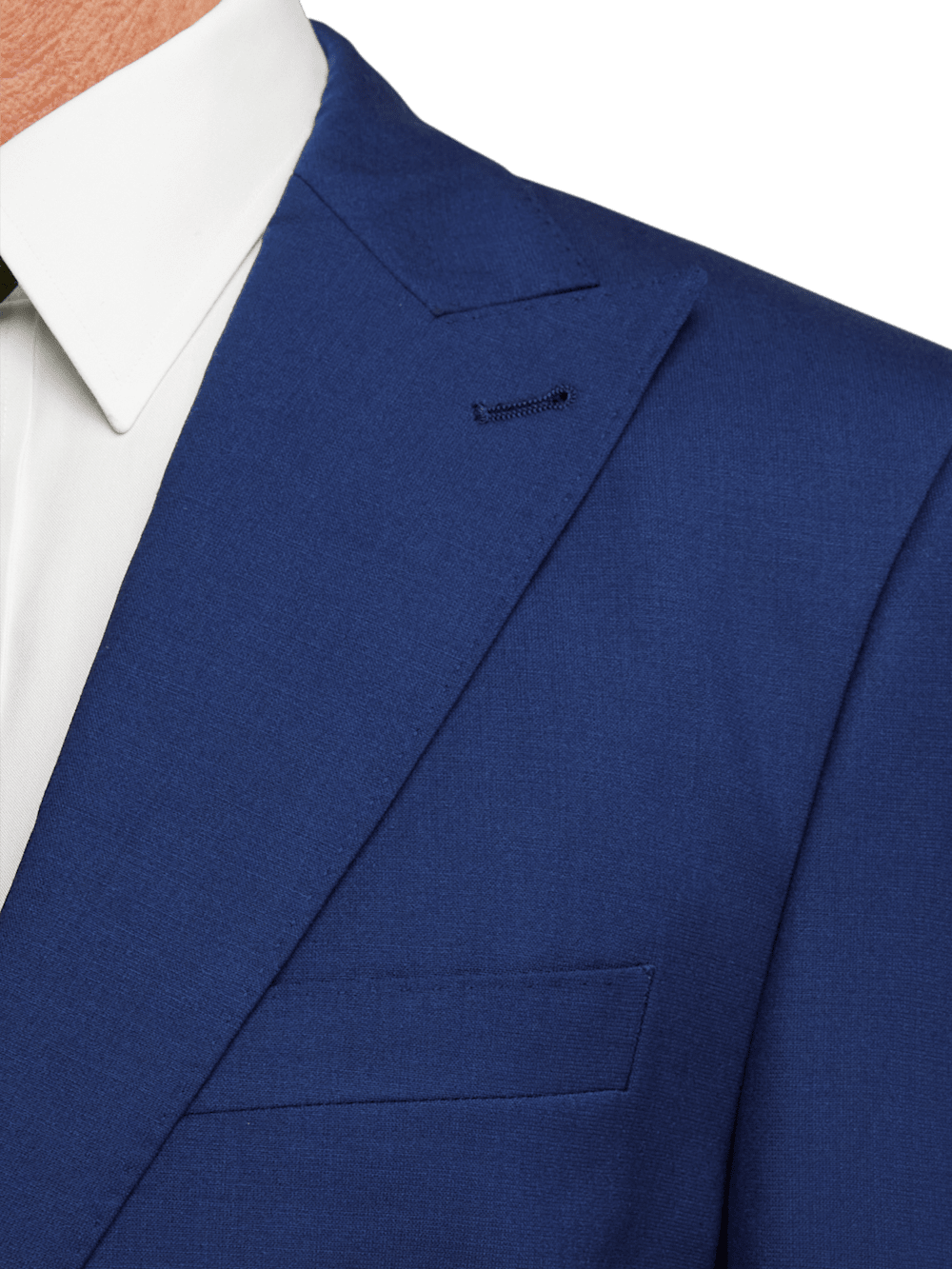 Alternate Image of Wool Stretch Bengaline Single Breasted Peak Lapel Suit-5