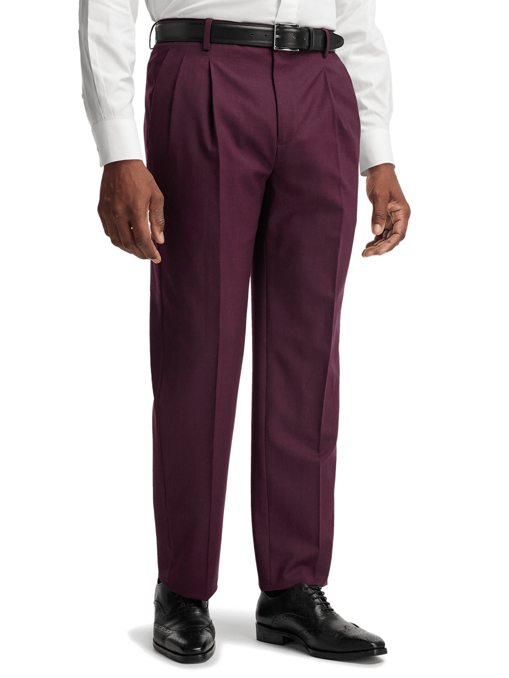 Alternate Image of Wool Stretch Bengaline Single Breasted Peak Lapel Suit-7