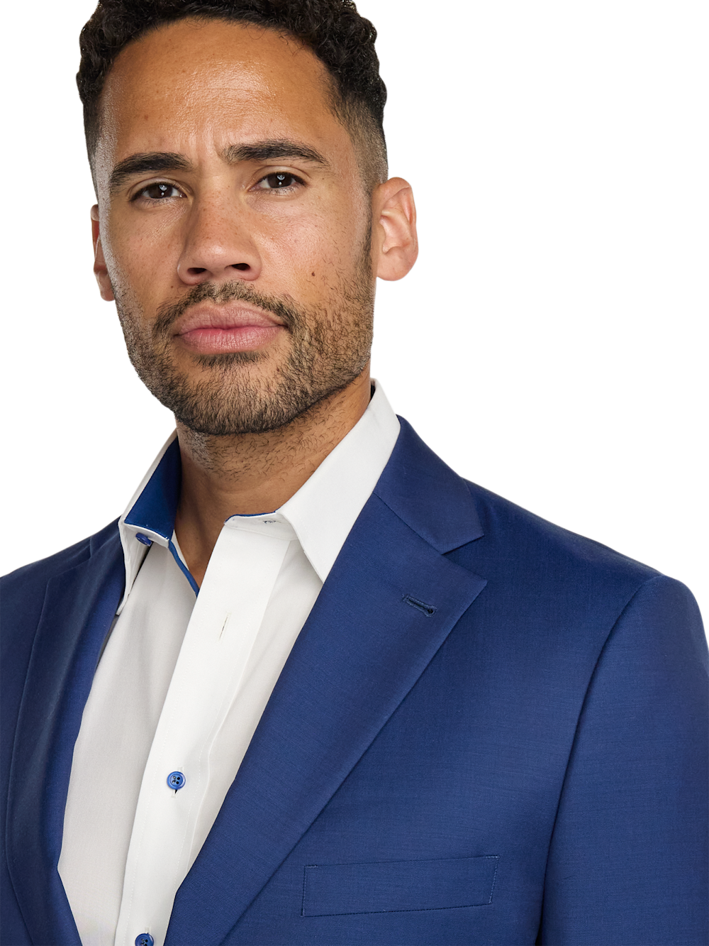 Alternate Image of Wool Solid Single Breasted Notch Lapel Suit-2