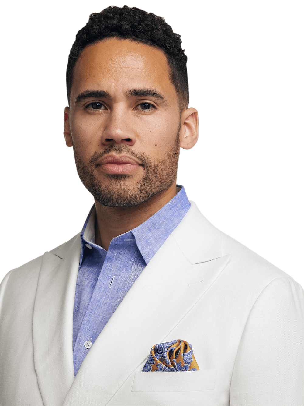 Alternate Image of Linen Blend Peak Lapel Suit-2