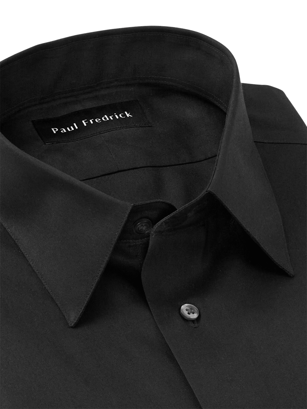Alternate Image of Non-iron Cotton Pinpoint Solid Point Collar French Cuff Dress Shirt-6
