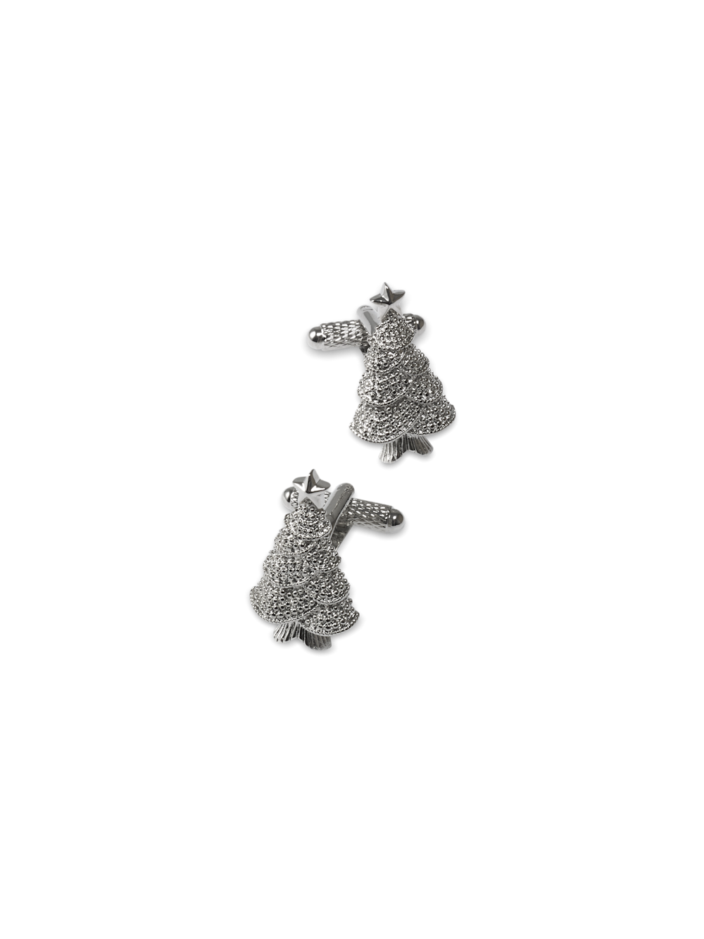 Product Image of Christmas Tree Cufflink-Silver