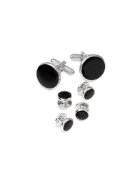 Black Onyx Stud Set - Black