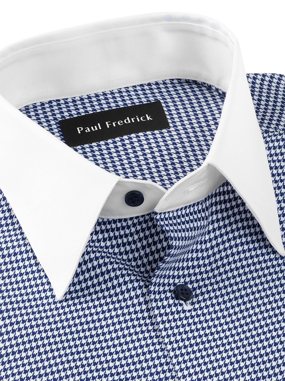 Alternate Image of Comfort Stretch Non-iron Houndstooth Dress Shirt-6