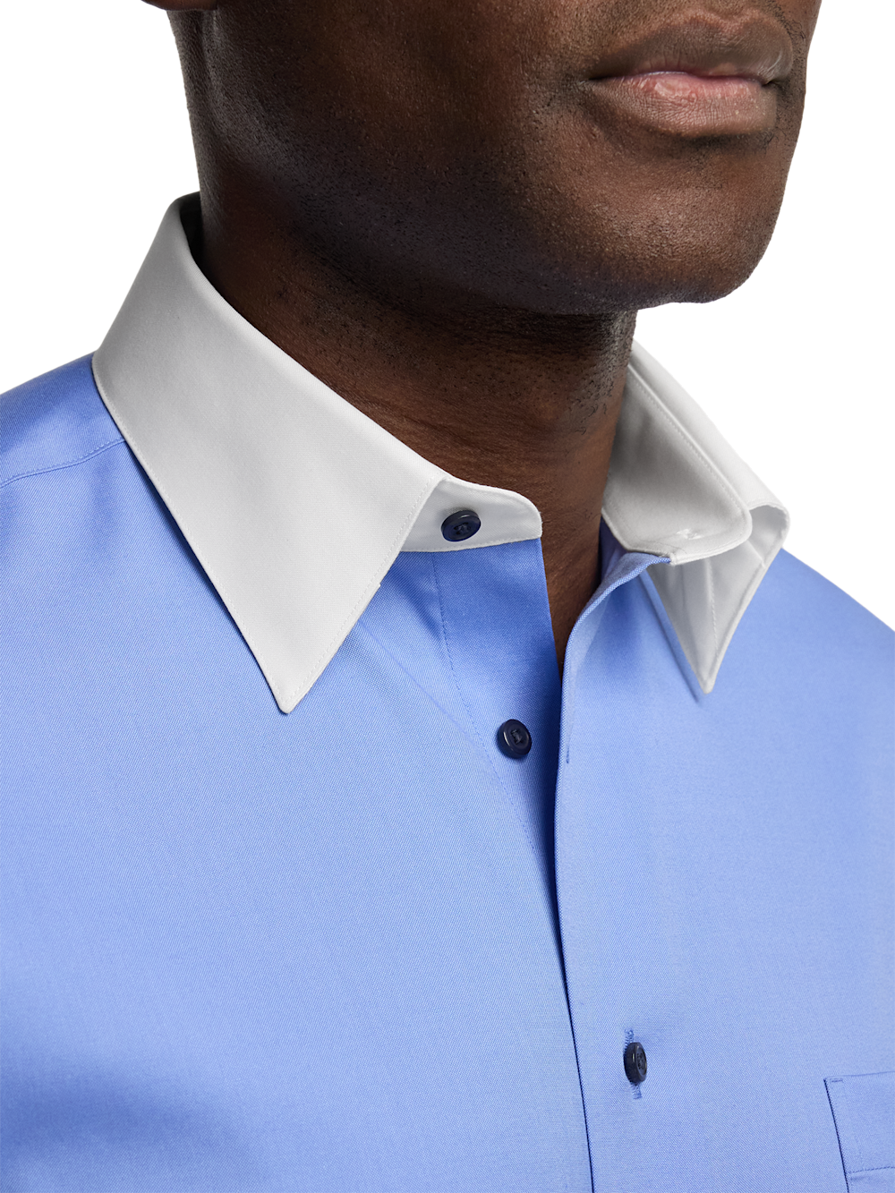 Alternate Image of Comfort Stretch Non-iron Solid Dress Shirt-2
