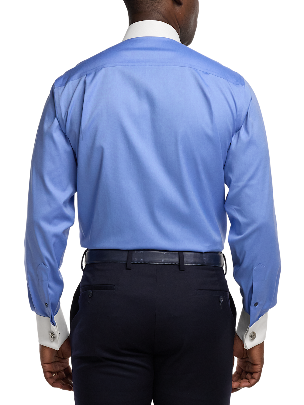 Alternate Image of Comfort Stretch Non-iron Solid Dress Shirt-4