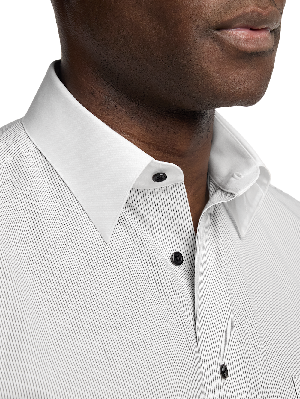 Alternate Image of Comfort Stretch Non-iron Stripe Dress Shirt-2