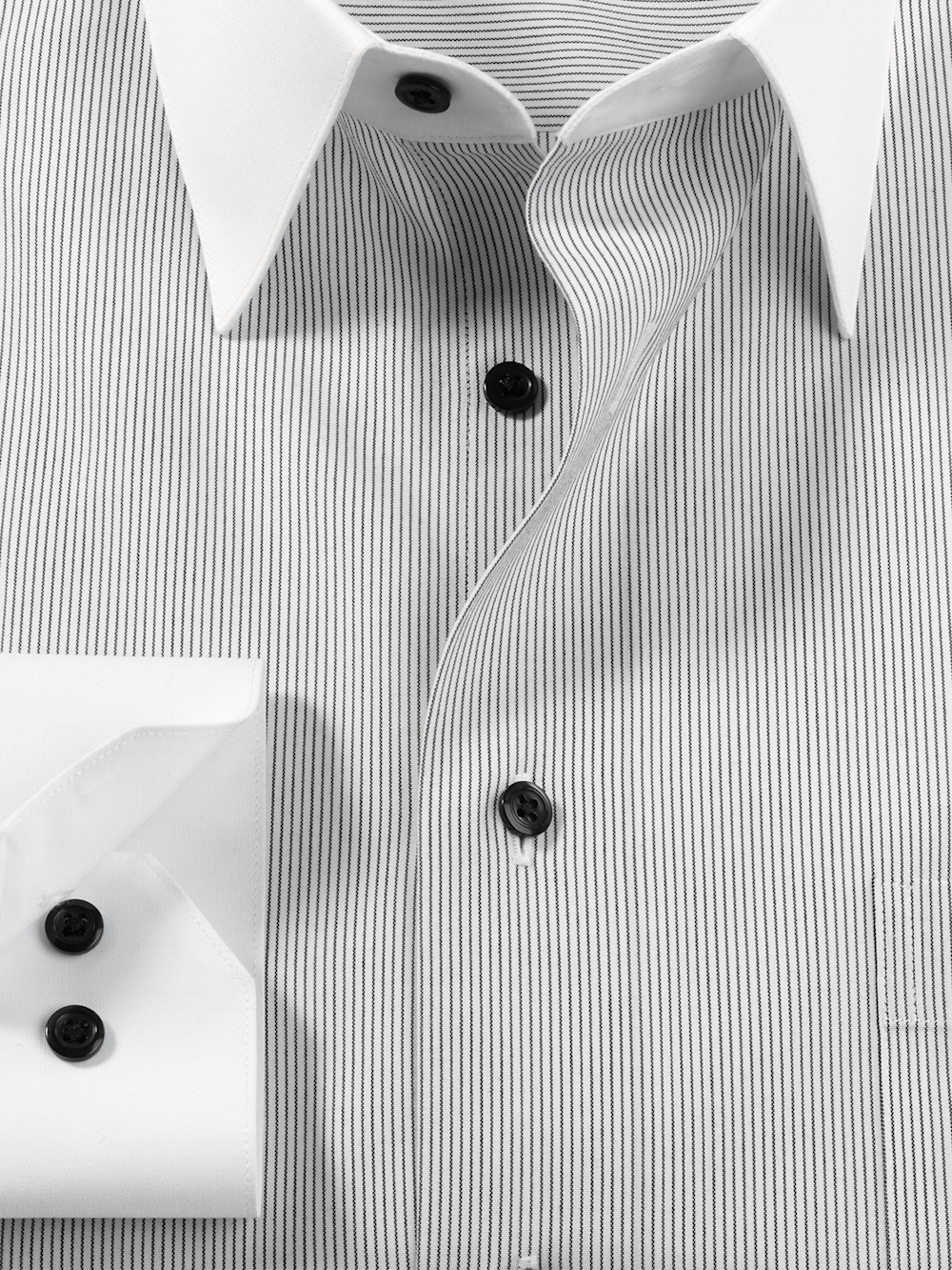 Alternate Image of Comfort Stretch Non-iron Stripe Dress Shirt-5