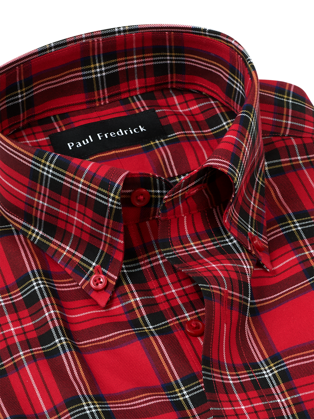 Alternate Image of Comfort Stretch Non-iron Plaid Dress Shirt-6