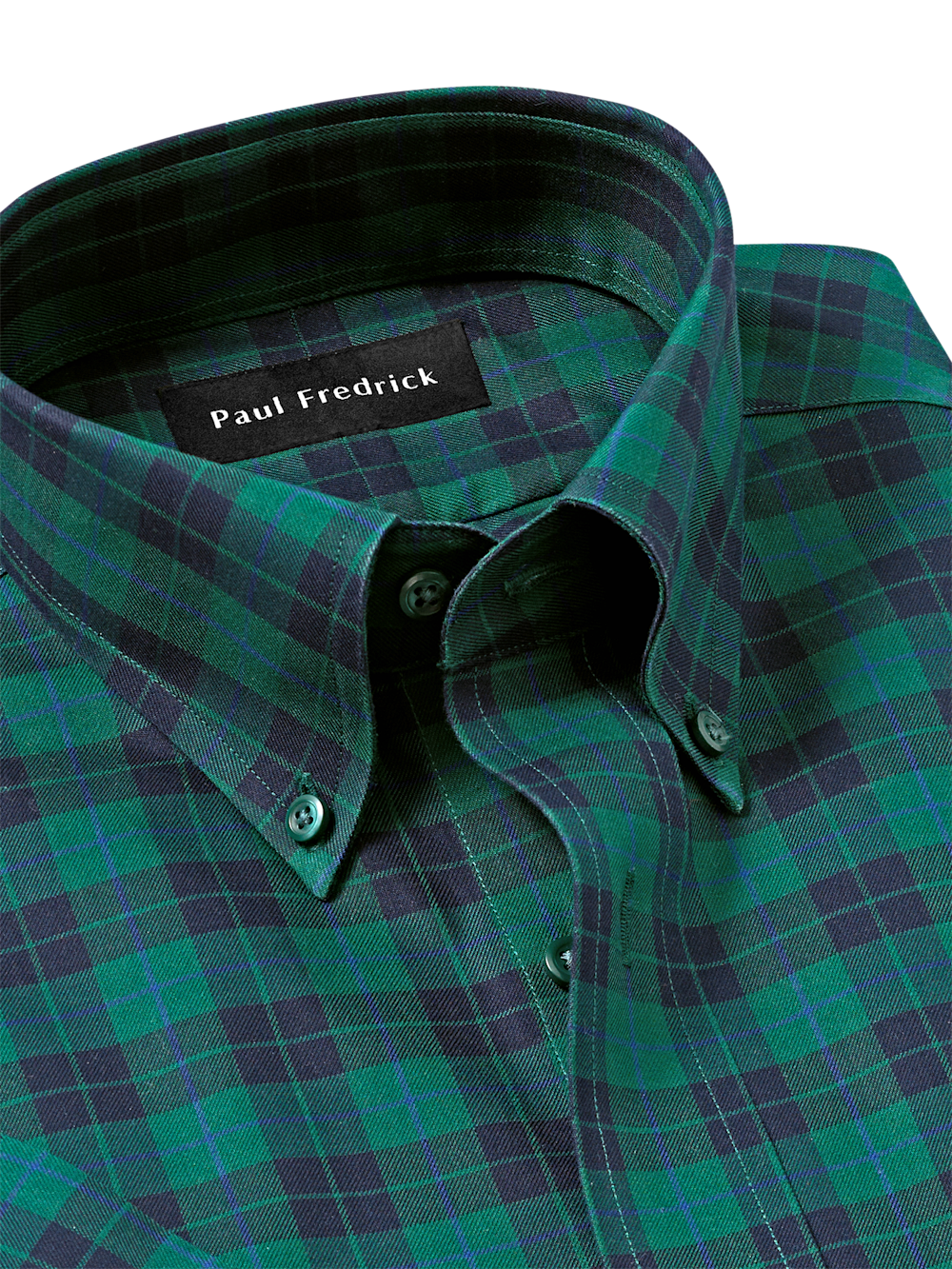 Alternate Image of Comfort Stretch Non-iron Plaid Dress Shirt-6