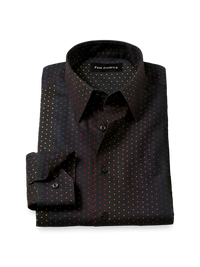 Comfort Stretch Non-Iron Dot Dress Shirt - Multi