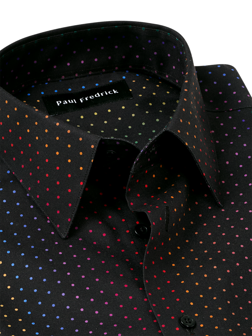 Alternate Image of Comfort Stretch Non-iron Dot Dress Shirt-6