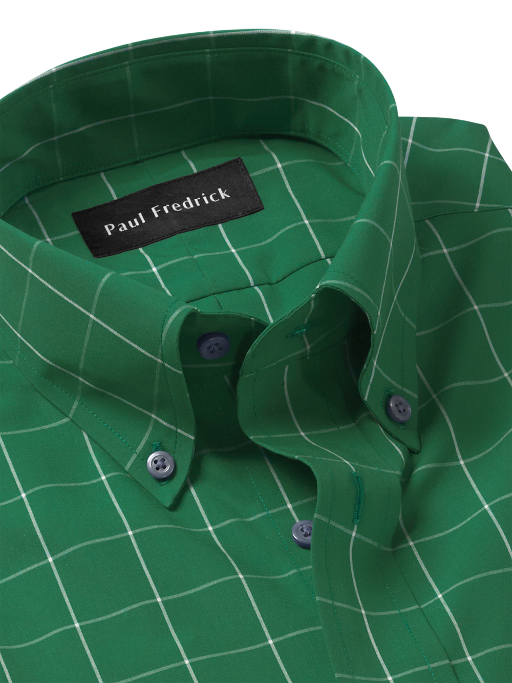 Alternate Image of Non-iron Cotton Windowpane Dress Shirt-6