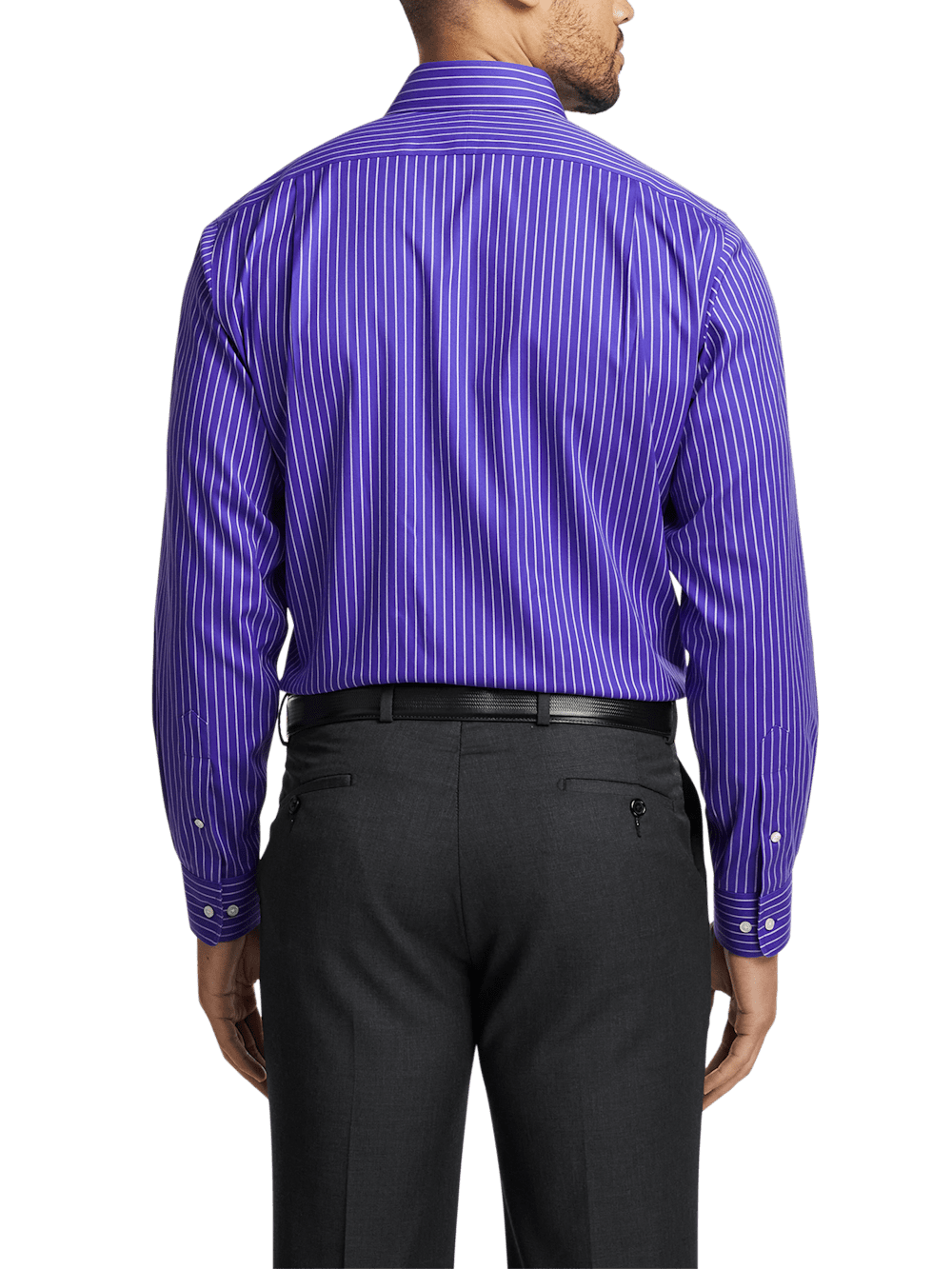 Alternate Image of Comfort Stretch Non-iron Stripe Dress Shirt-4