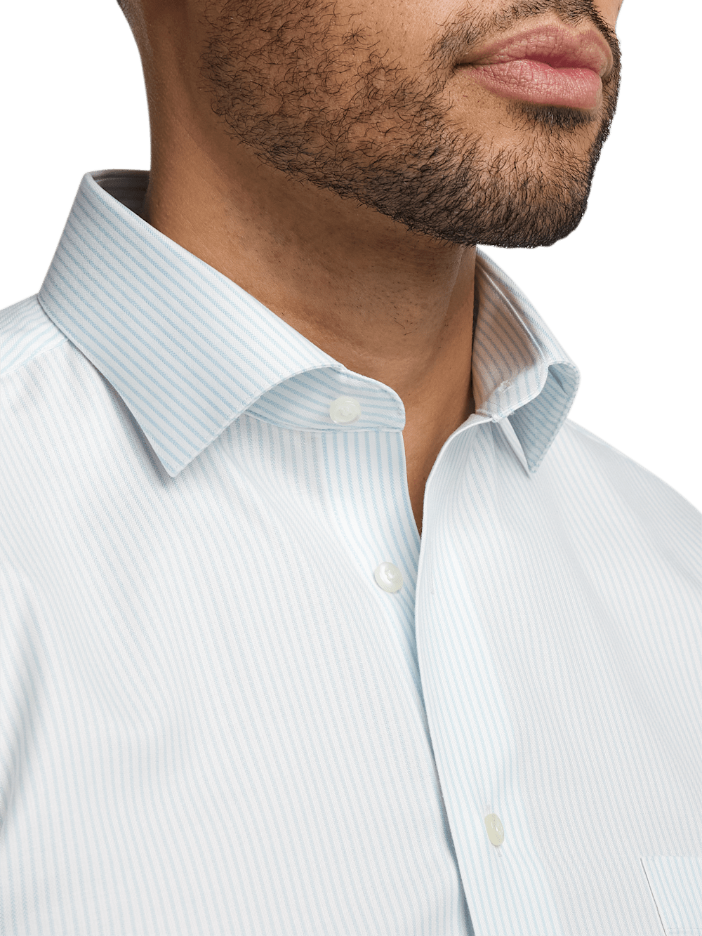 Alternate Image of Comfort Stretch Non-iron Stripe Dress Shirt-2