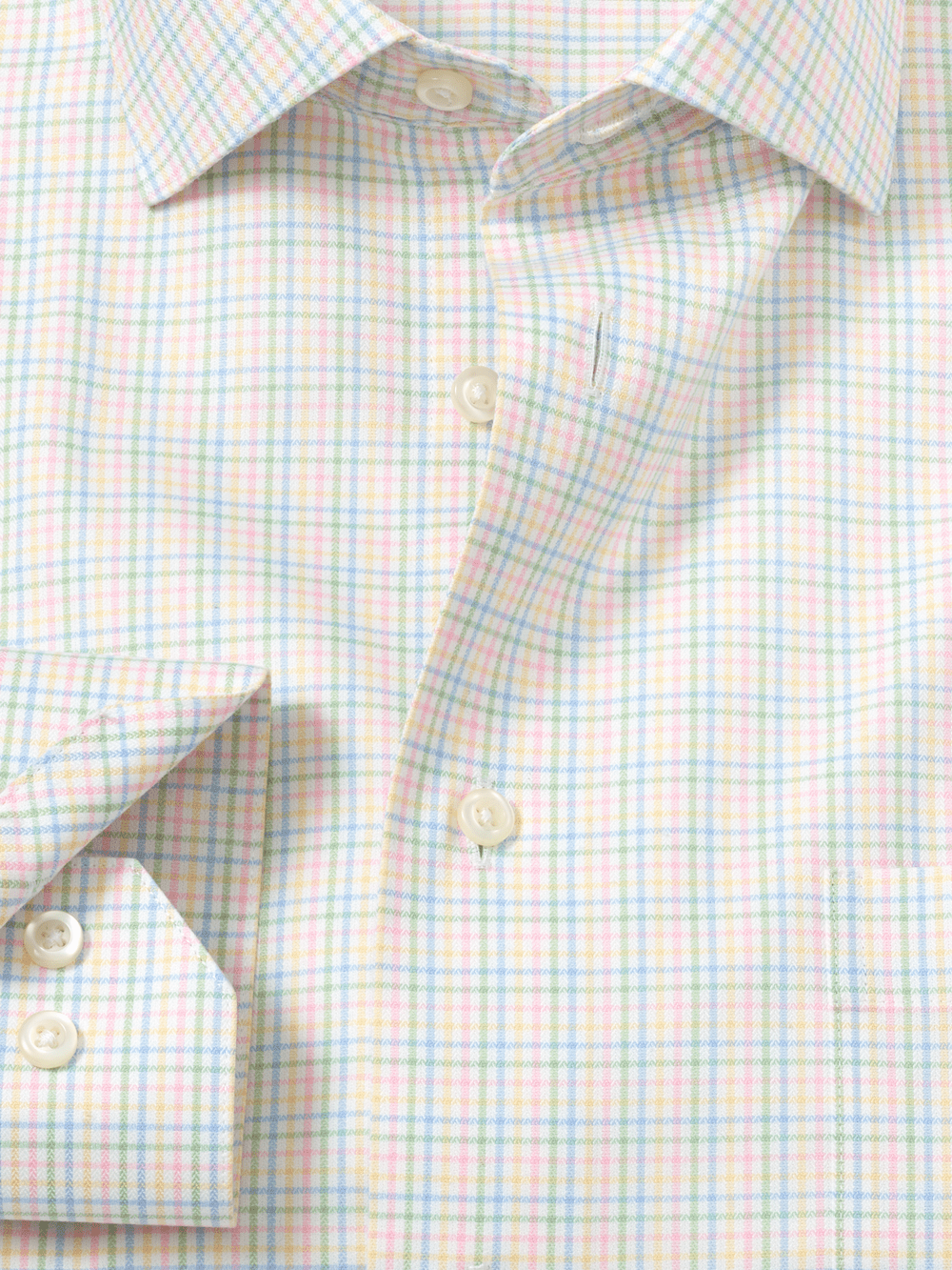 Alternate Image of Comfort Stretch Non-iron Check Dress Shirt-5