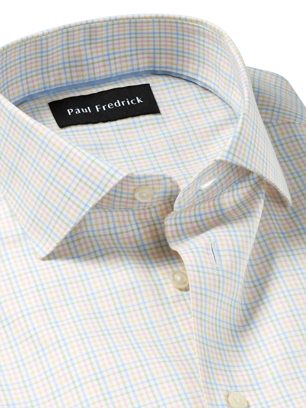 Alternate Image of Comfort Stretch Non-iron Check Dress Shirt-6