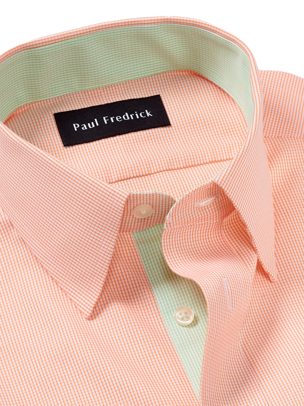 Alternate Image of Comfort Stretch Non-iron Check Dress Shirt With Contrast Trim-6