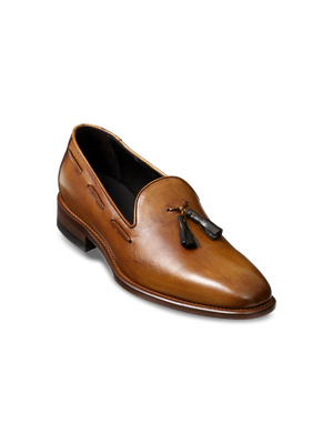 Ethan Tassel Loafer - Chestnut