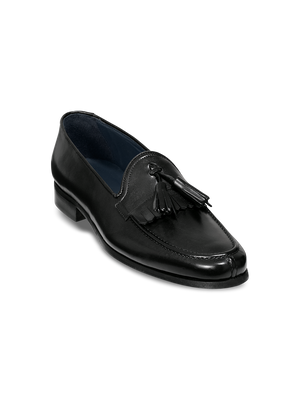 Lennon Kiltie Tassel Loafer - Black