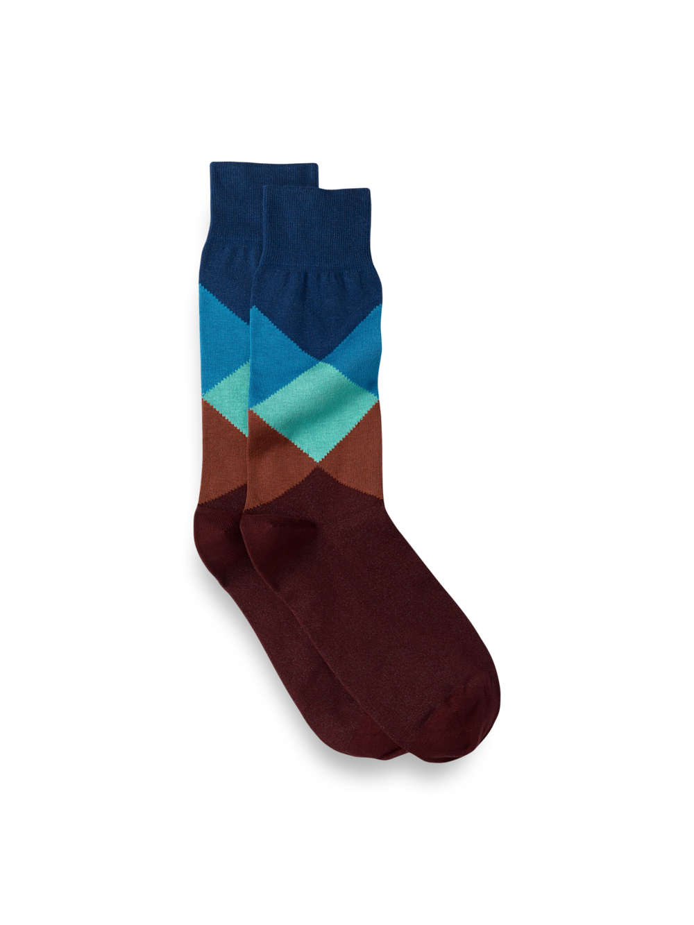 Product Image of Argyle Cotton Blend Sock-Multi
