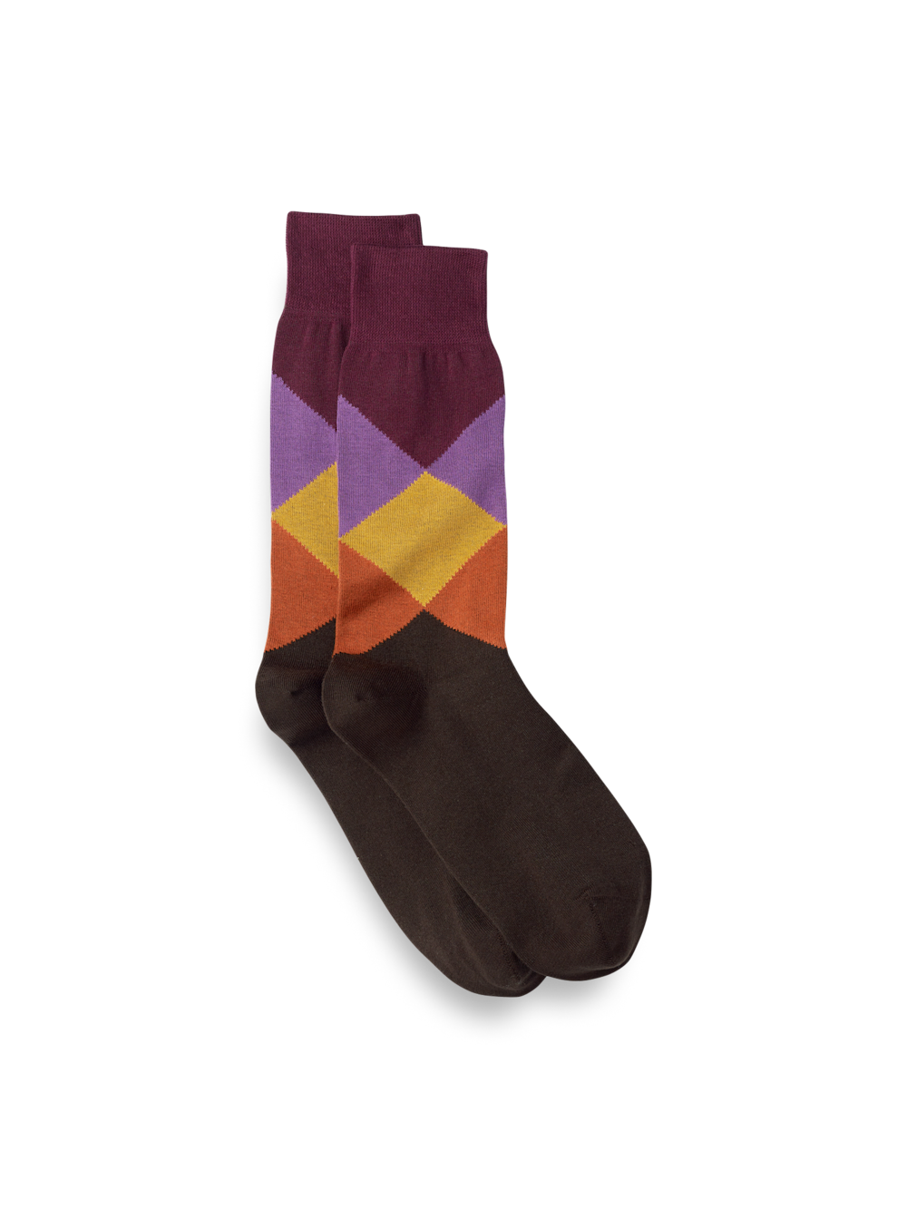 Product Image of Argyle Cotton Blend Sock-Multi