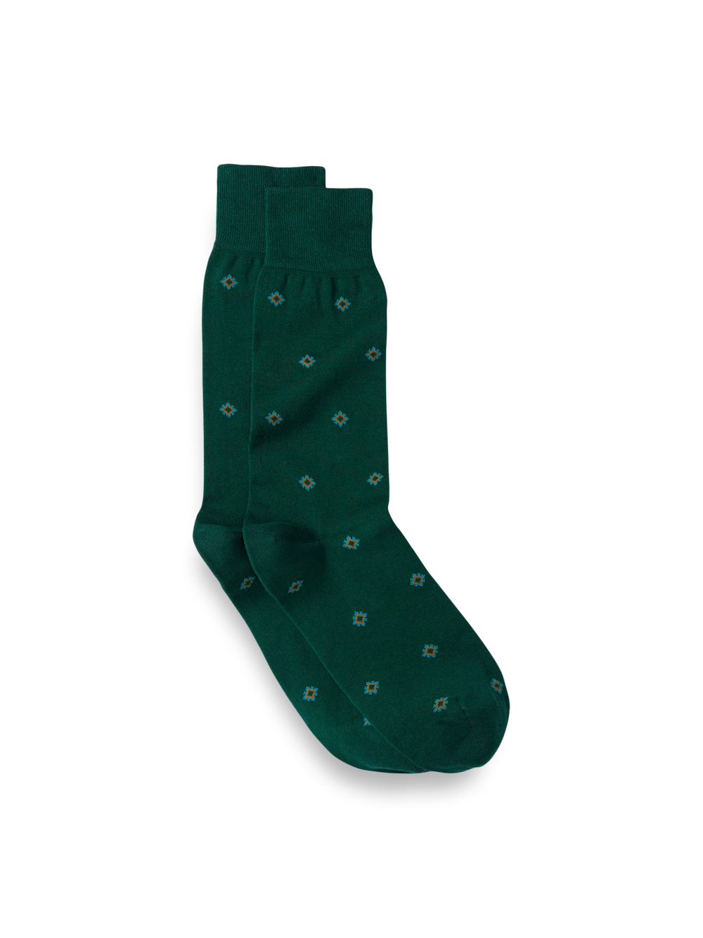 Product Image of Medallion Cotton Blend Sock-Green