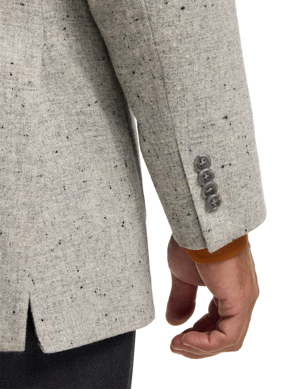 Alternate Image of Wool Donegal Single Breasted Notch Lapel Sport Coat-2