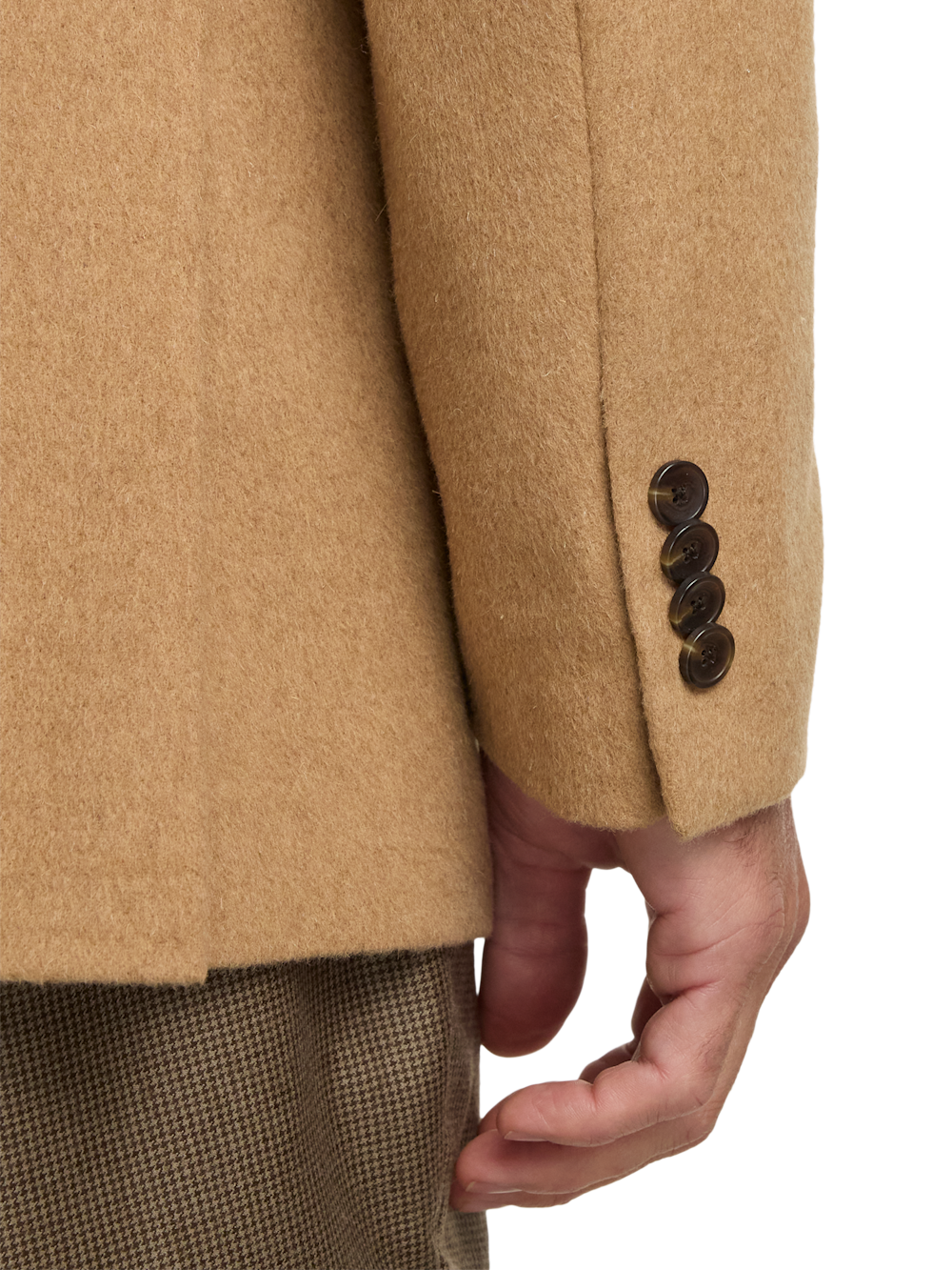 Alternate Image of Camelhair Single Breasted Peak Lapel Sport Coat-3