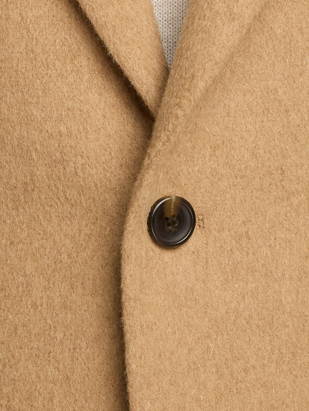 Alternate Image of Camelhair Single Breasted Peak Lapel Sport Coat-5