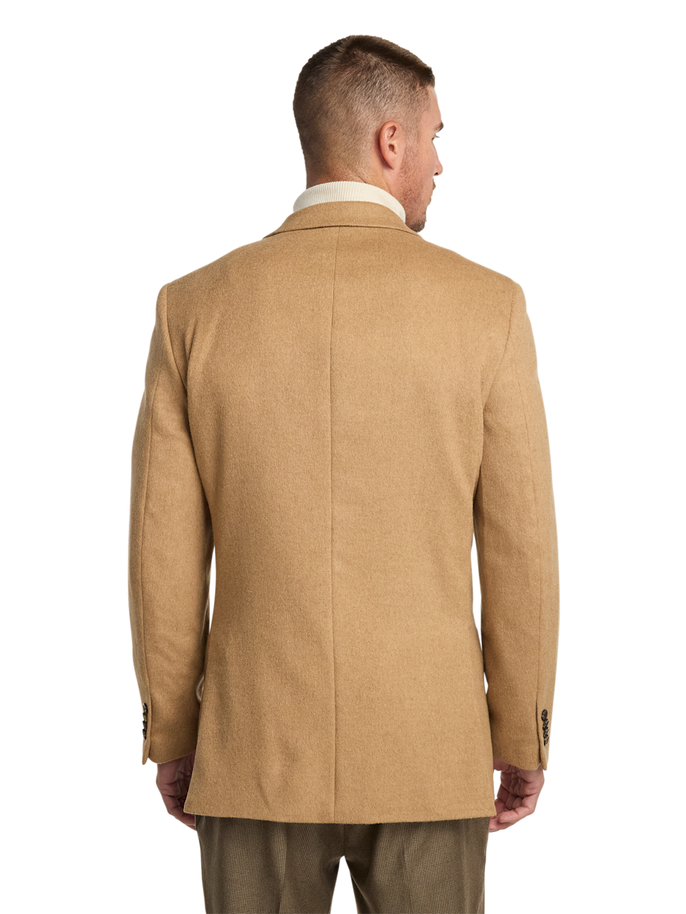 Alternate Image of Camelhair Single Breasted Peak Lapel Sport Coat-7