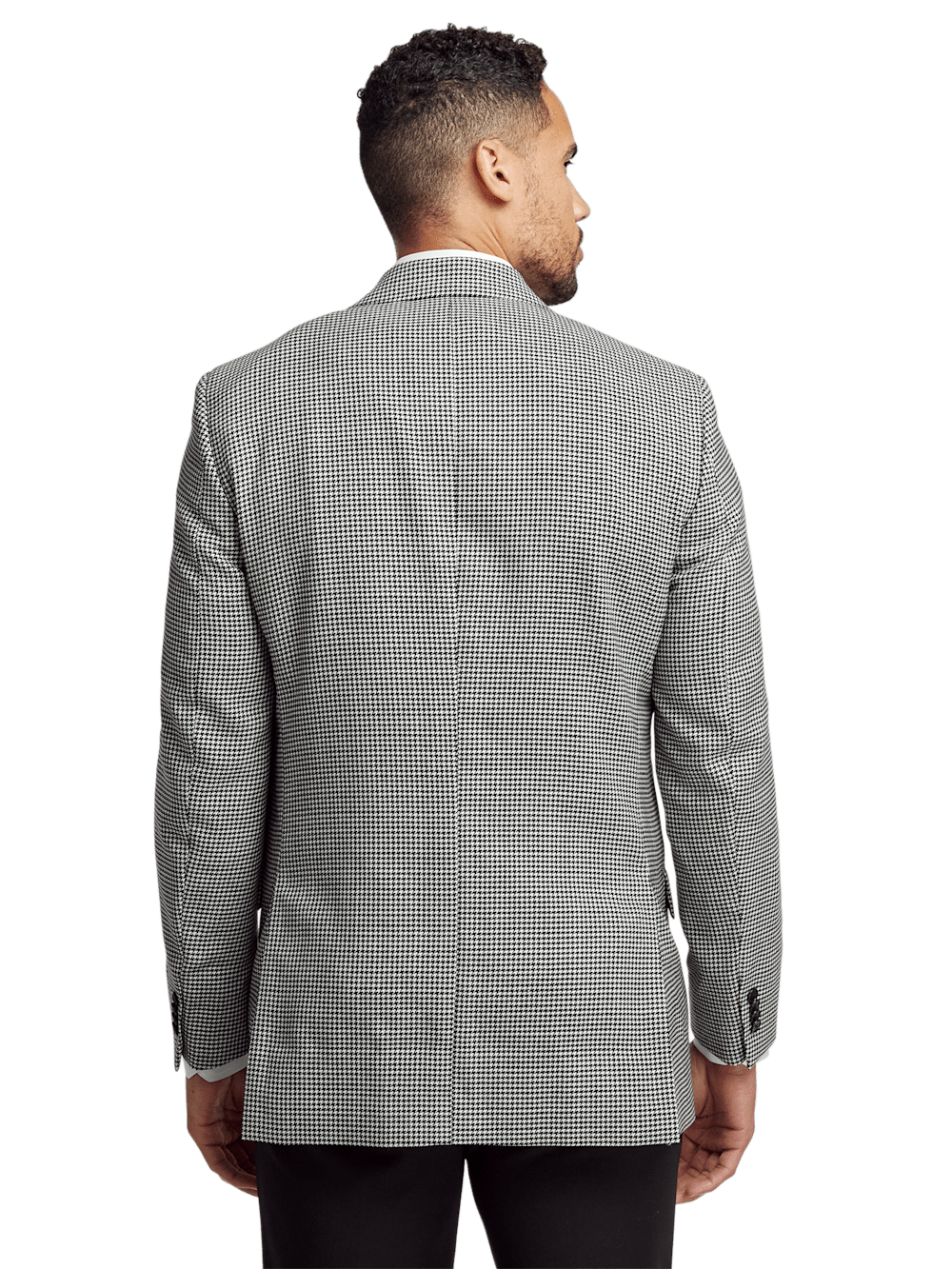Alternate Image of Wool Houndstooth Single Breasted Peak Lapel Sport Coat-6