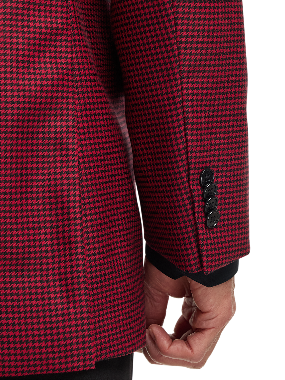 Alternate Image of Wool Houndstooth Single Breasted Peak Lapel Sport Coat-3