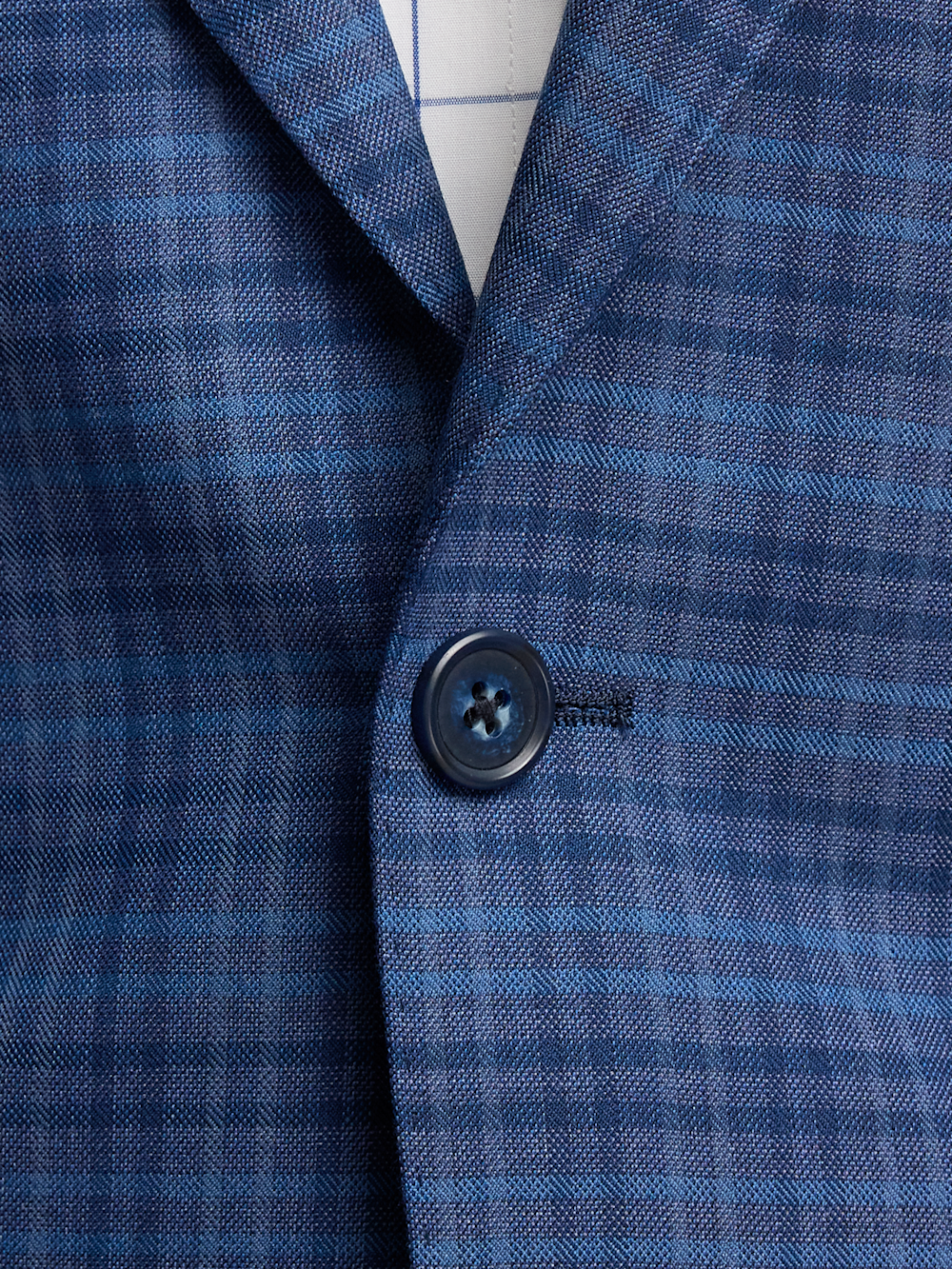 Alternate Image of Wool Plaid Single Breasted Notch Lapel Sport Coat-5