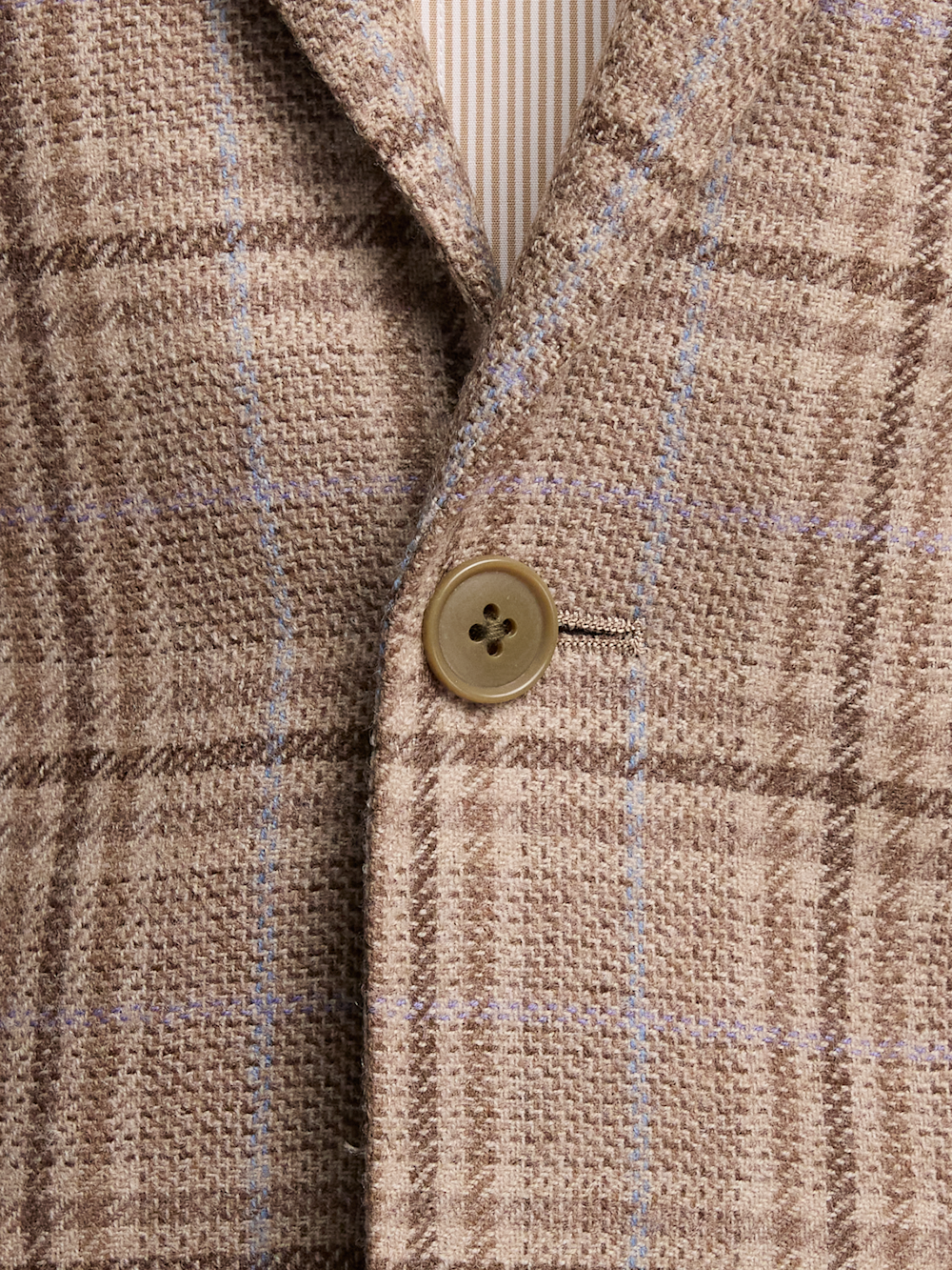 Alternate Image of Wool Plaid Single Breasted Notch Lapel Sport Coat-5