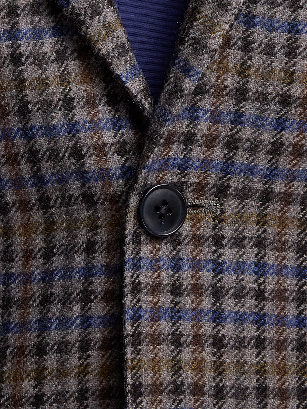Alternate Image of Wool Check Single Breasted Notch Lapel Sport Coat-5