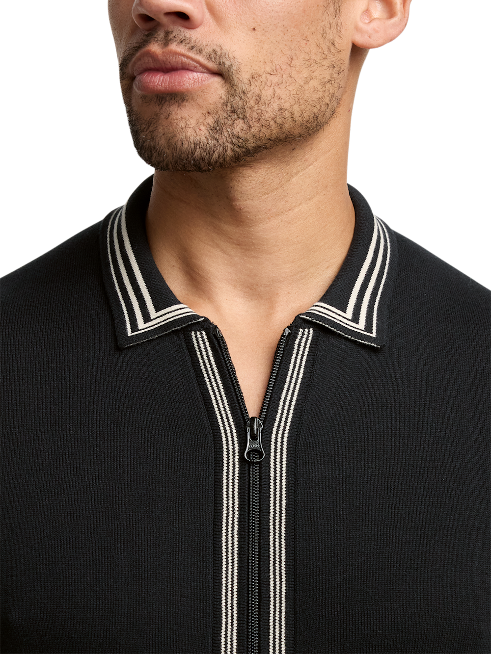 Alternate Image of Cotton Full Zip Polo-2