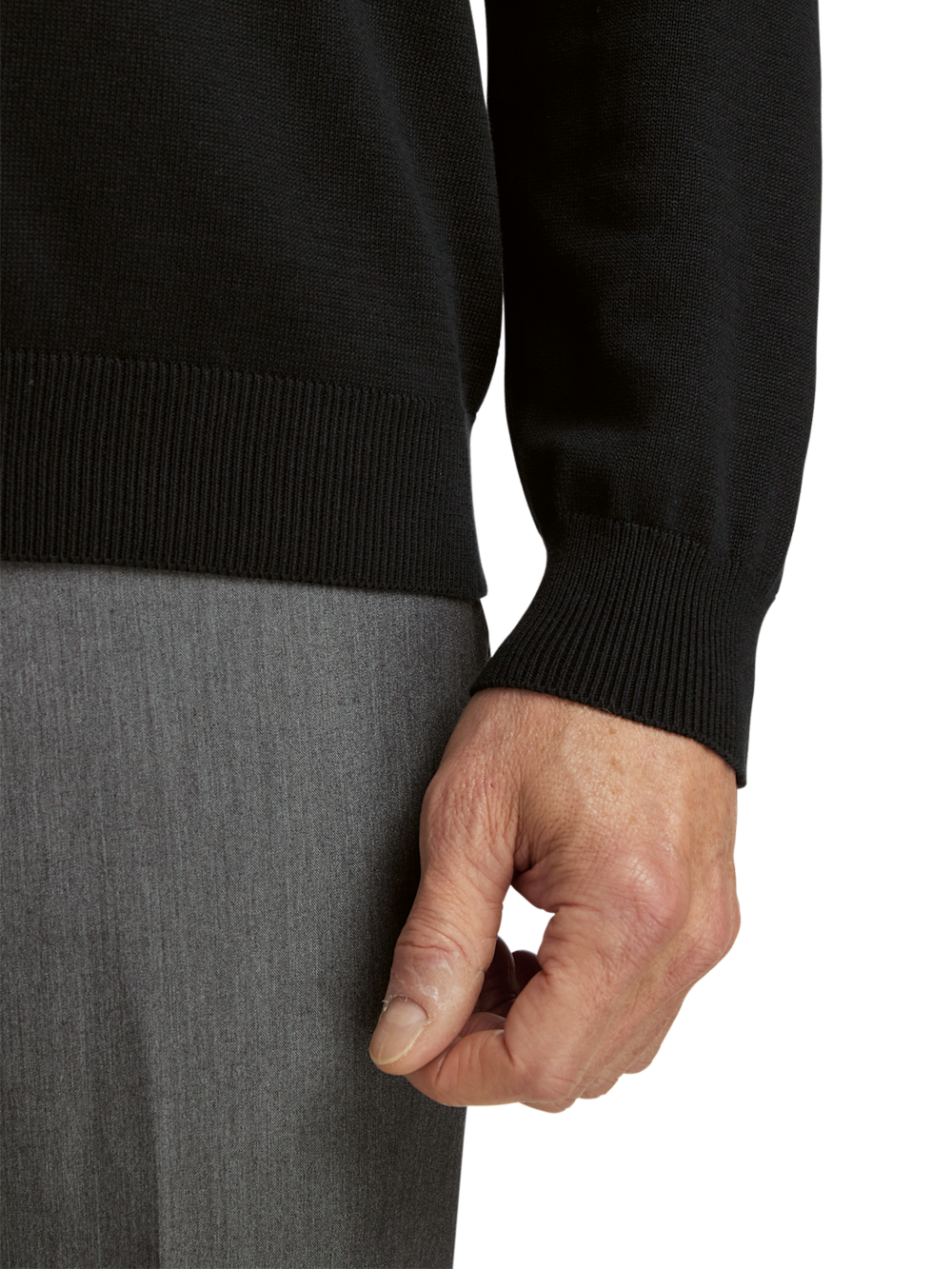 Alternate Image of Supima Cotton Mock Neck Sweater-3