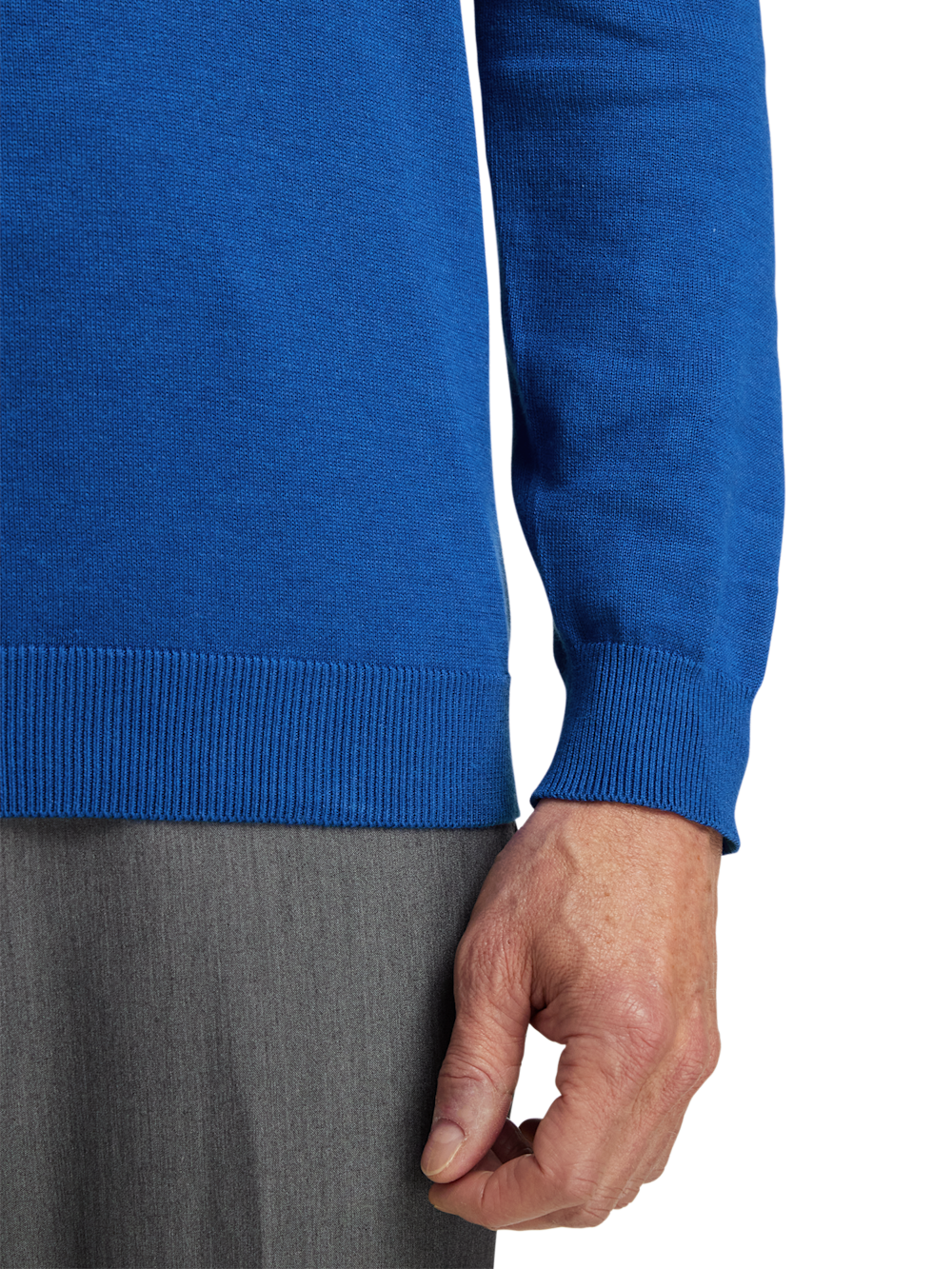 Alternate Image of Supima Cotton Mock Neck Sweater-3