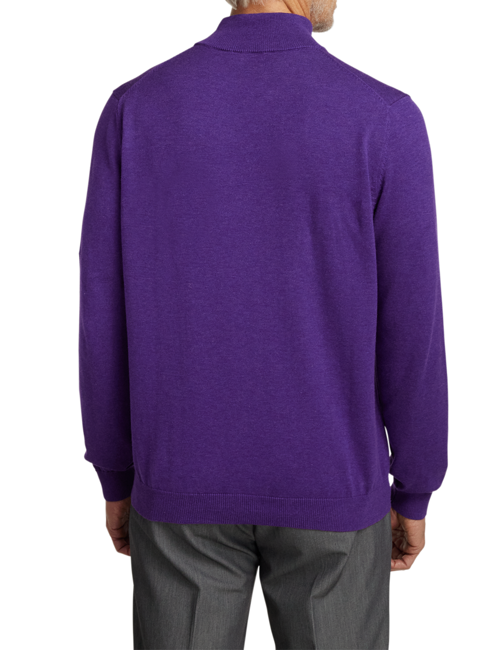 Alternate Image of Supima Cotton Mock Neck Sweater-4