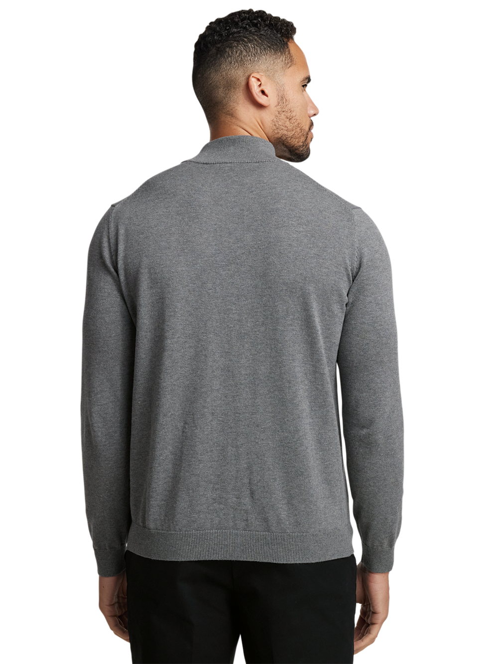 Alternate Image of Supima Cotton Mock Neck Sweater-4