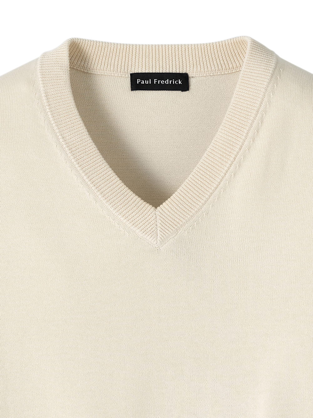 Alternate Image of Supima Cotton V-neck Sweater-5